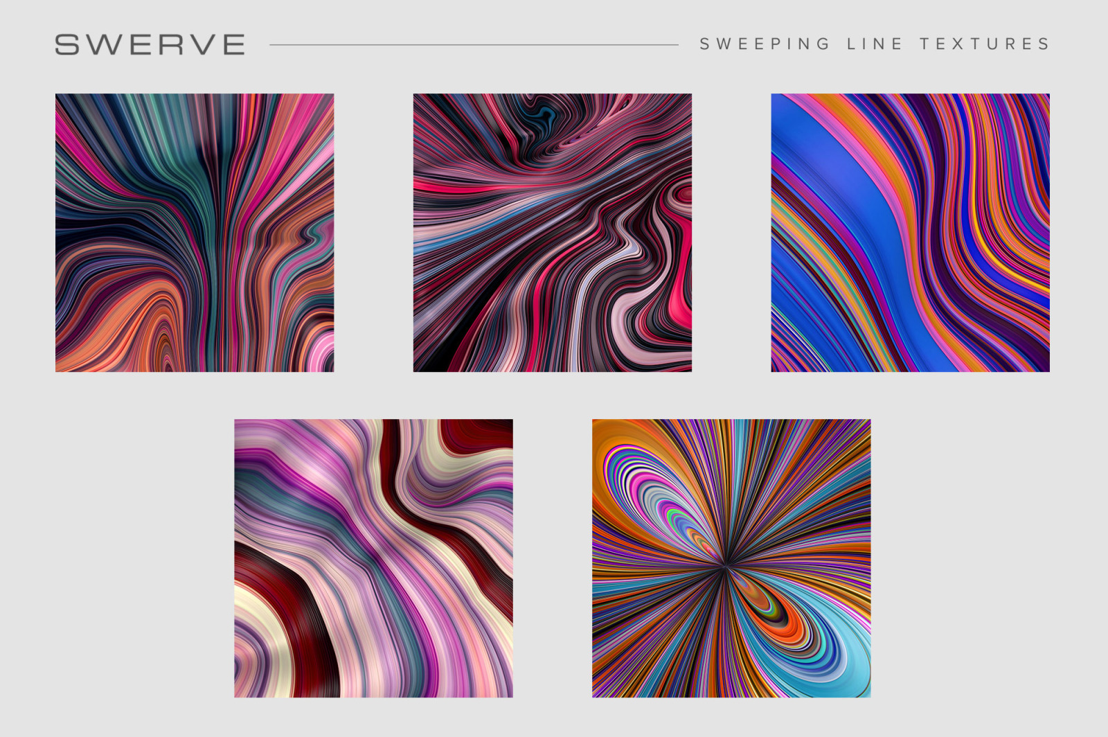 Fluid Lines Texture Bundle