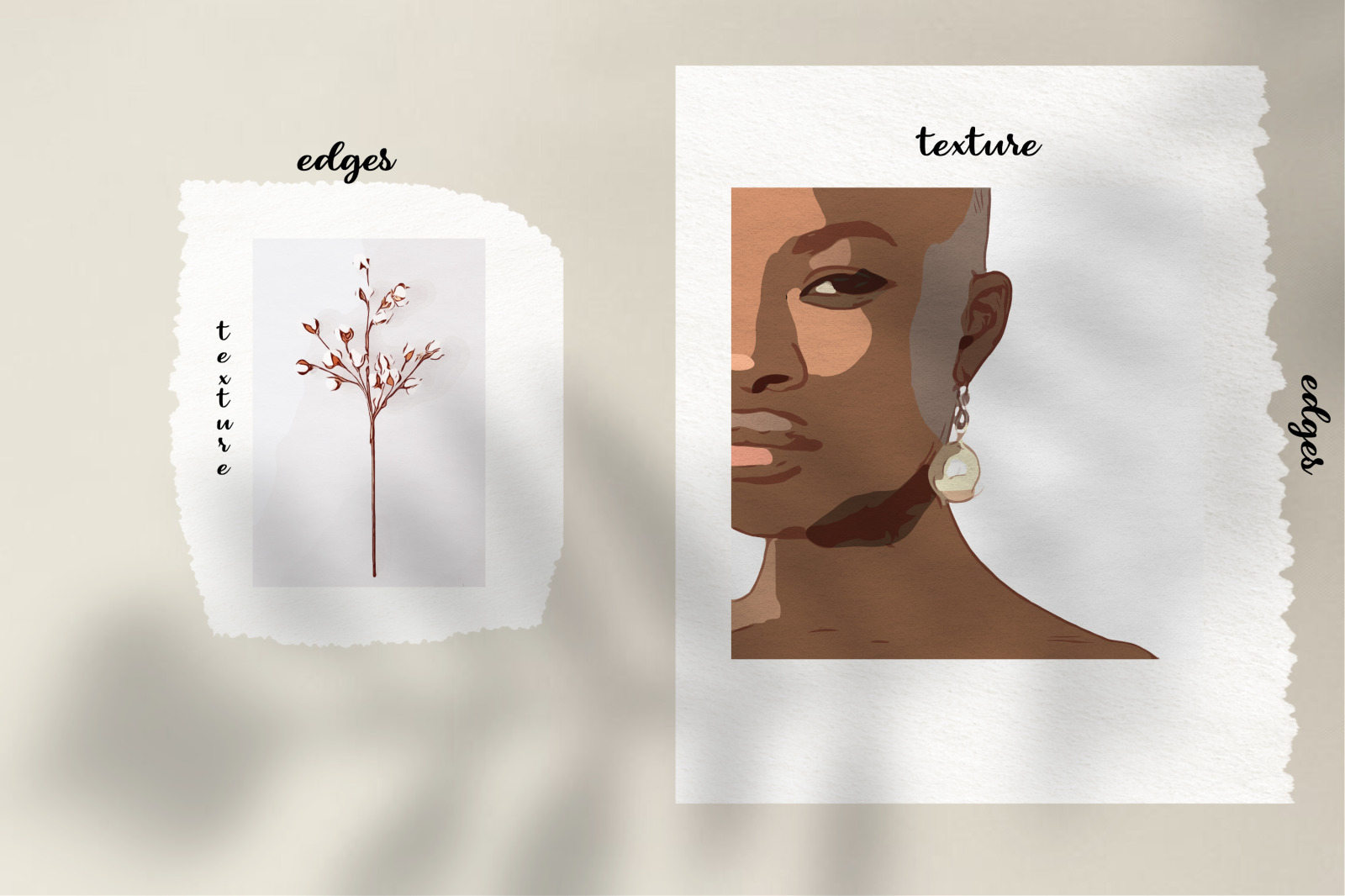 Torn Paper Kit for Procreate Torn Paper Kit for Procreate