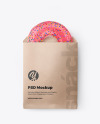 Paper Pack with Pink Glazed Donut