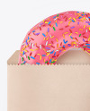 Paper Pack with Pink Glazed Donut