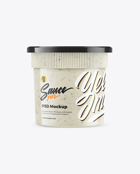 Sauce Jar Mockup