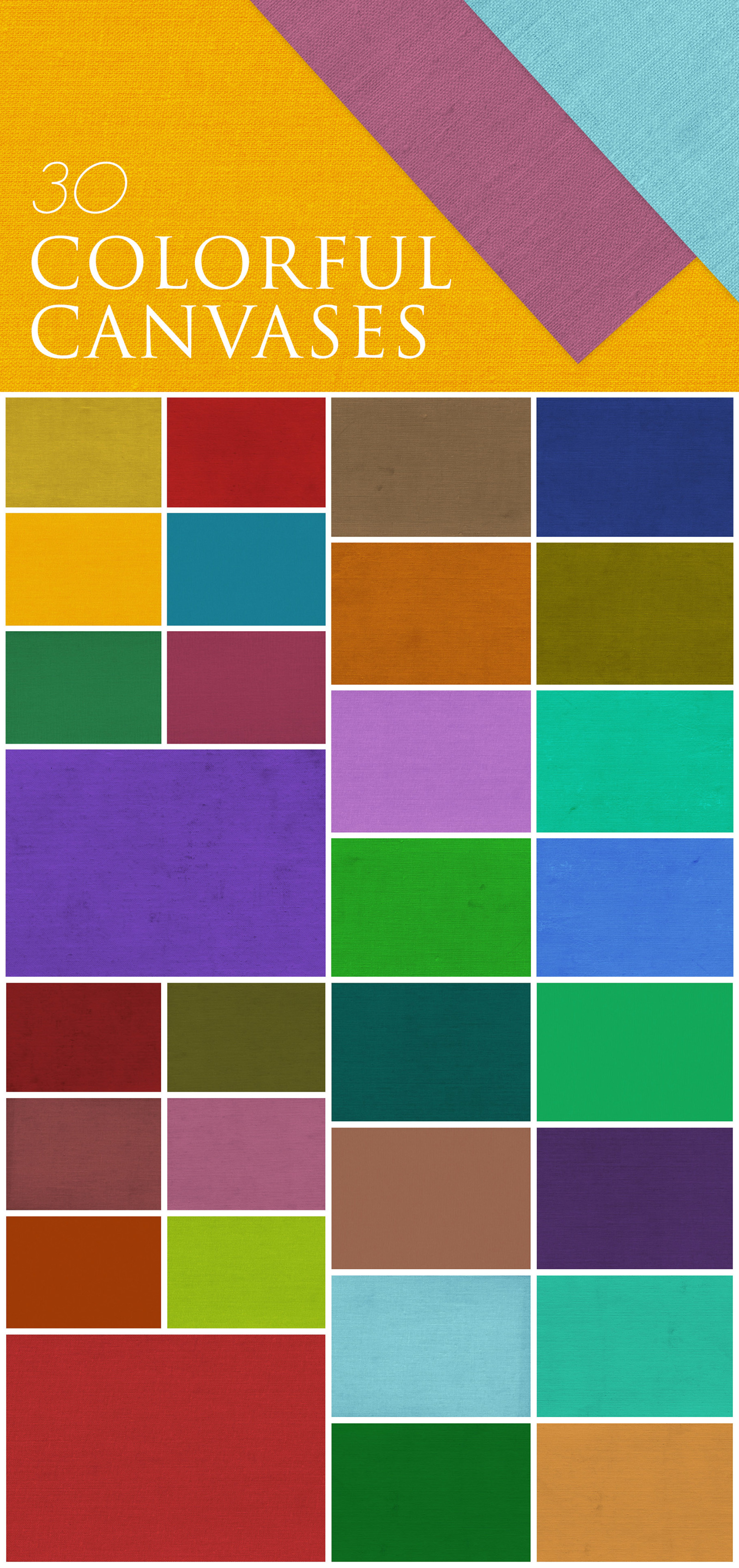 85 Various Canvas Textures 85 Various Canvas Textures