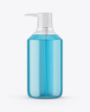 Clear Pump Bottle Mockup