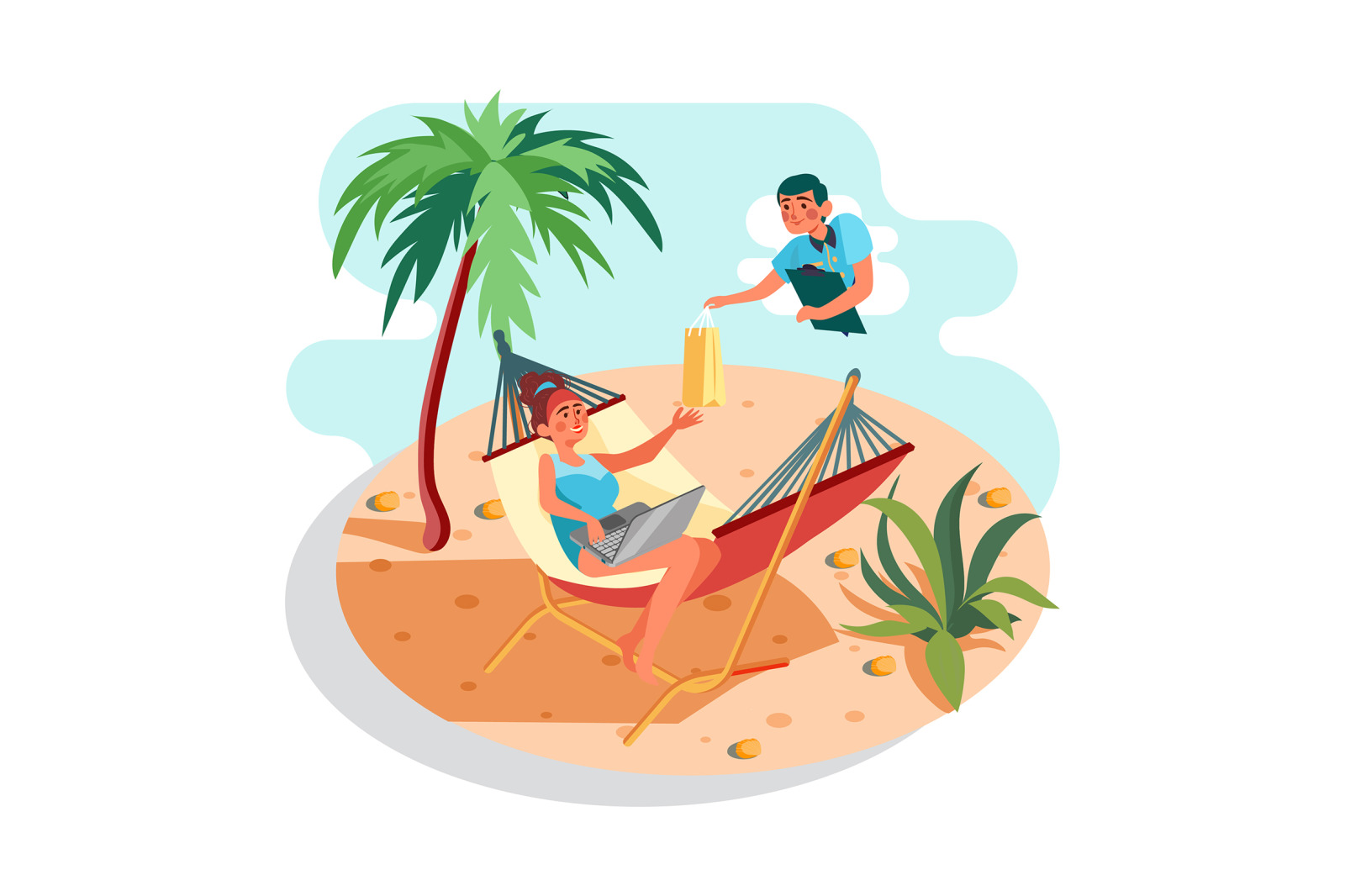 M119_Online Shopping Illustrations M119_Online Shopping Illustrations