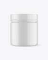 Glossy Protein Jar Mockup