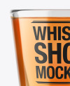 Whisky Glass Shot Mockup