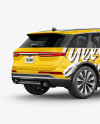 Crossover SUV Mockup – Back HalfSide View