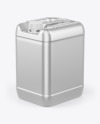 Metallic Jerrycan Mockup