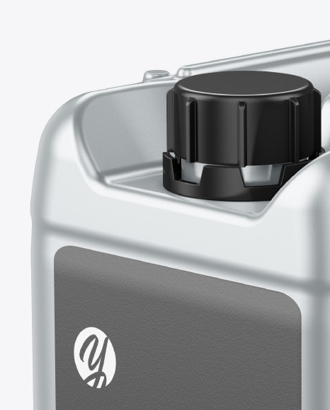 Metallic Jerrycan Mockup