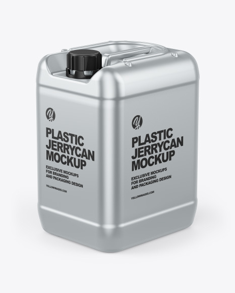 Metallic Jerrycan Mockup