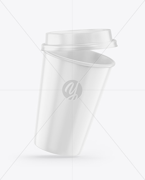 Glossy Coffee Cup Mockup