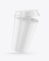 Glossy Coffee Cup Mockup