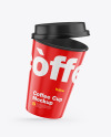 Glossy Coffee Cup Mockup