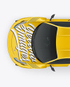 Sport Car Mockup - Top View