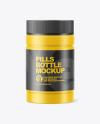 Matte Pills Bottle Mockup