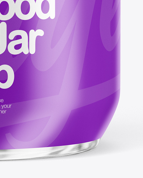 Glossy Babyfood Jar Mockup