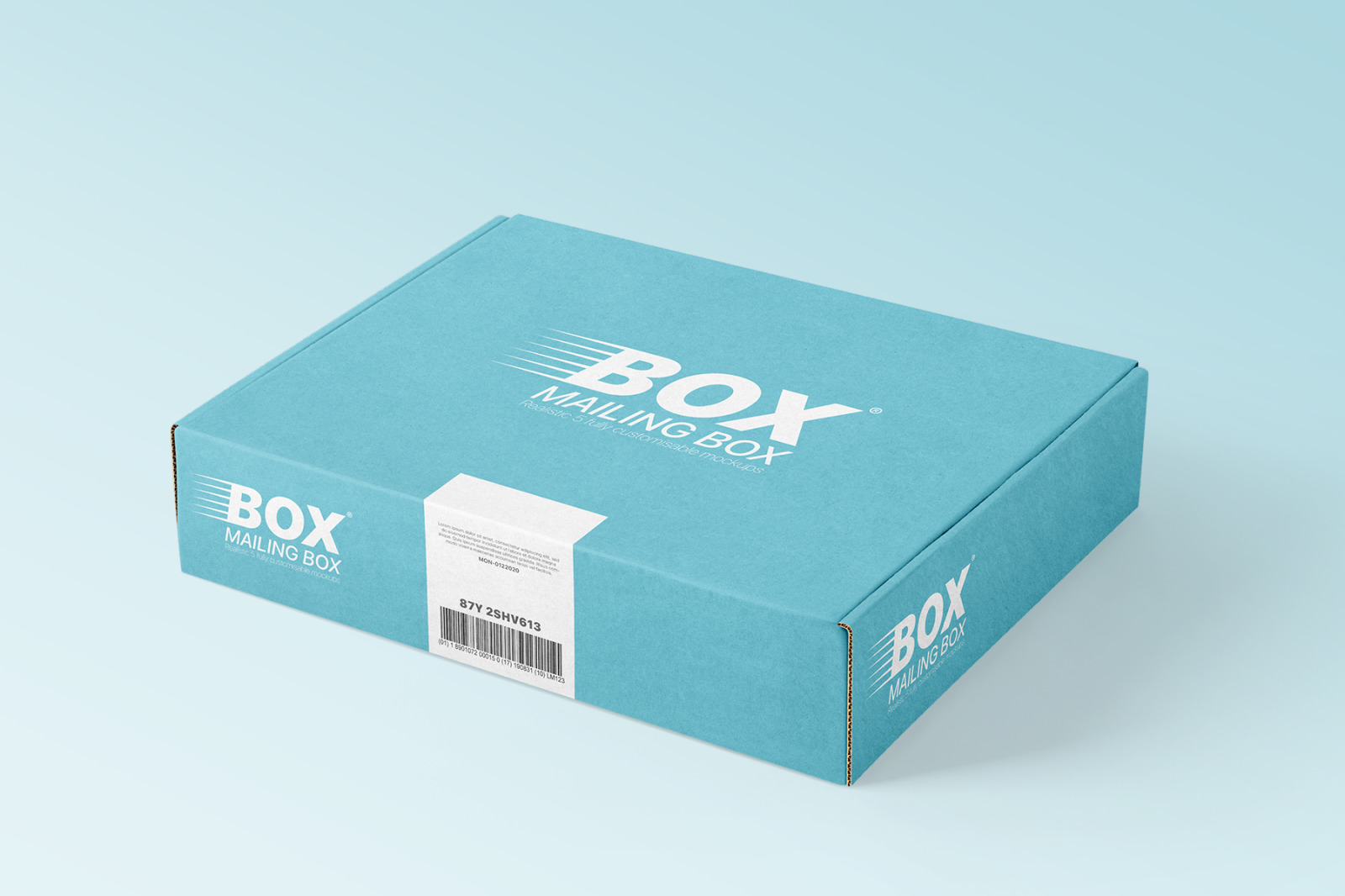 Mailing Box Mockups Set