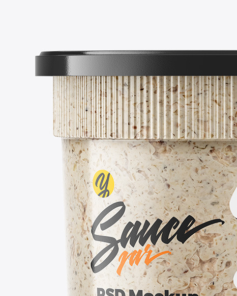 Sauce Jar Mockup