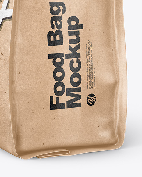 Kraft Food Bag Mockup