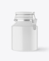 Glossy Sugar Jar Mockup