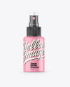 Matte Spray Bottle Mockup