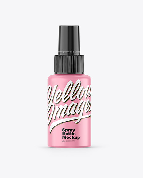 Matte Spray Bottle Mockup