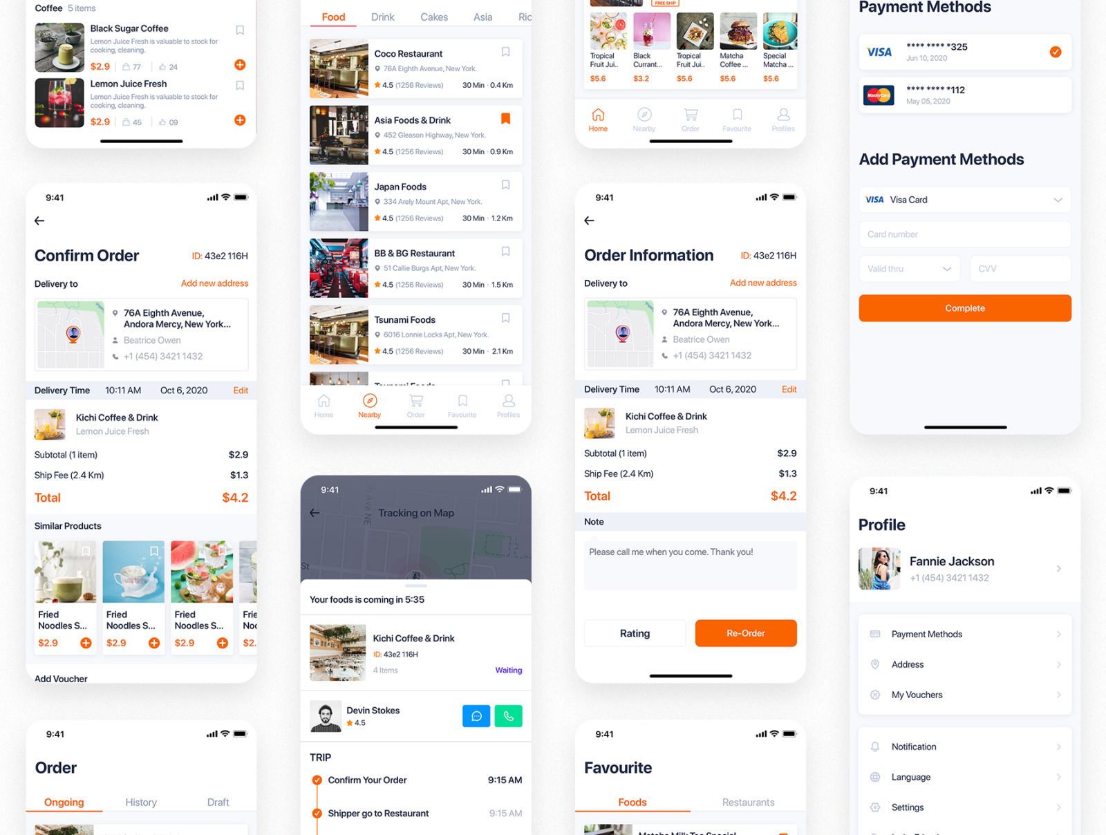 GonEats - Food Delivery UI Kit GonEats - Food Delivery UI Kit