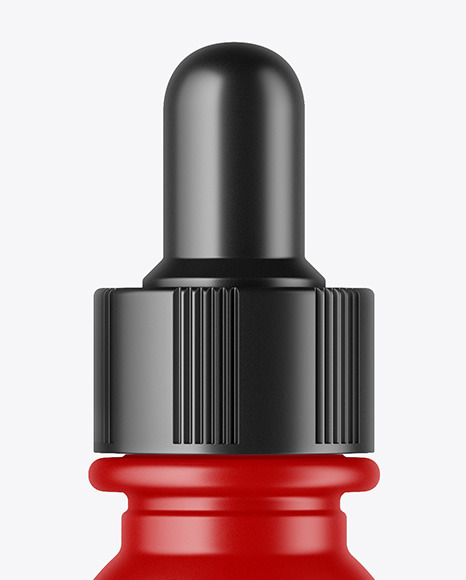 Matte Dropper Bottle Mockup