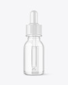 Clear Glass Dropper Bottle Mockup