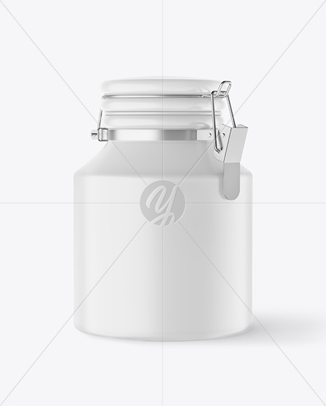 Matte Sugar Jar Mockup