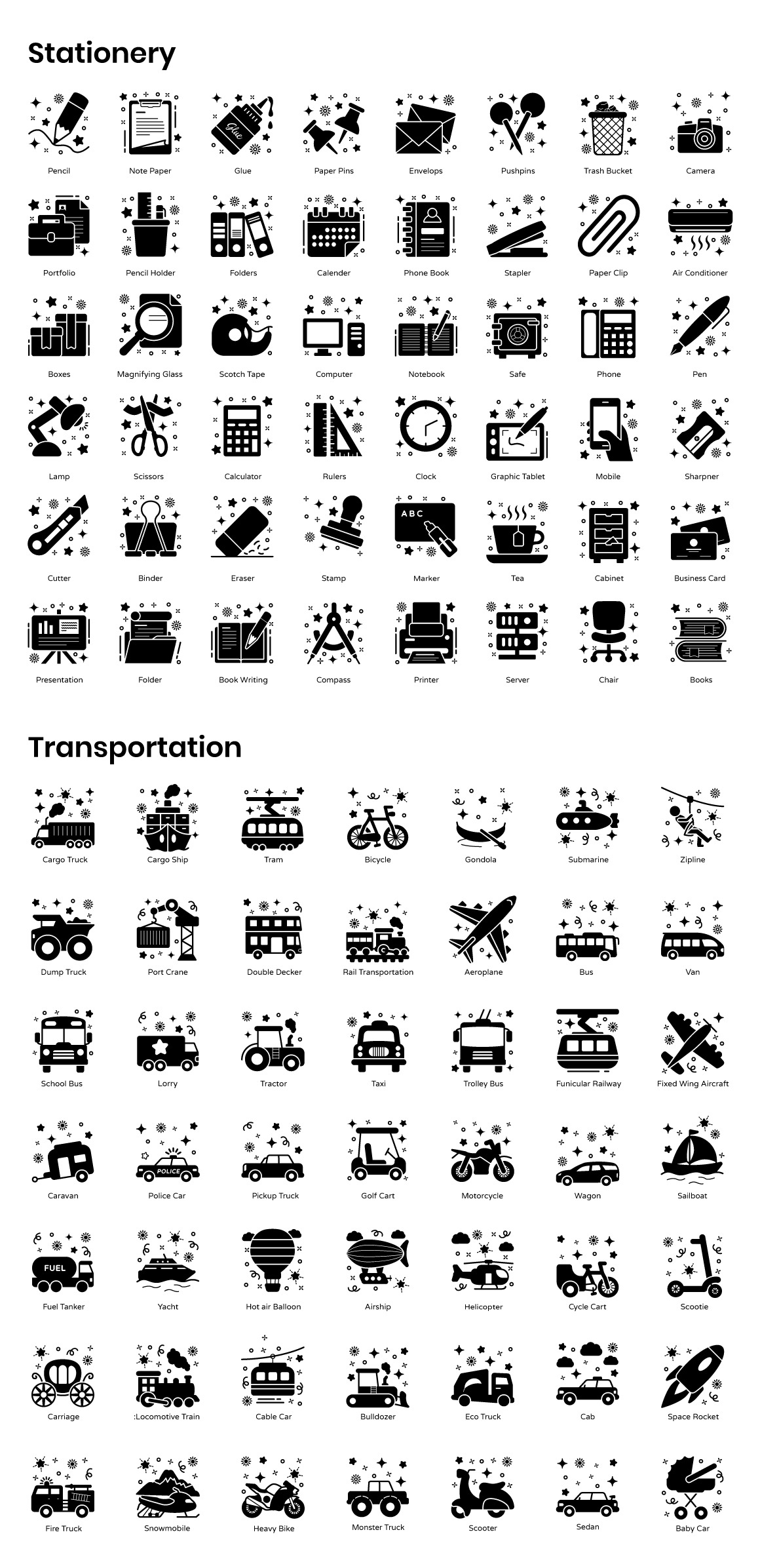 Flat Outline Concepts Flat Outline Concepts
