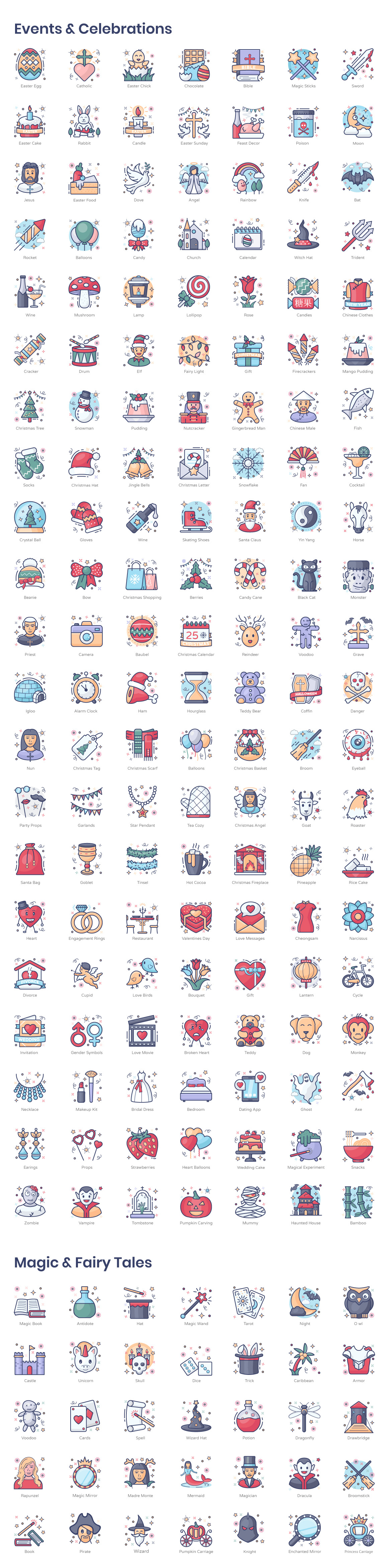 Flat Outline Concepts Flat Outline Concepts