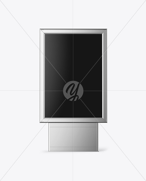 Citylight Metallic LED Stand Mockup