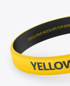 Matte Silicone Wristband Mockup