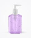 Sanitizing Gel Bottle with Dispenser Mockup