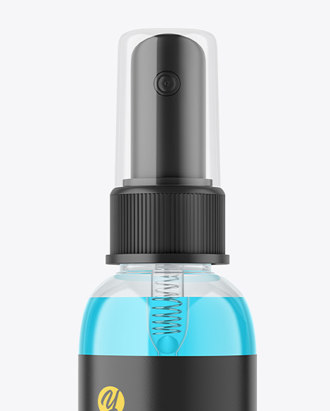 Hand Sanitizer Spray Bottle Mockup