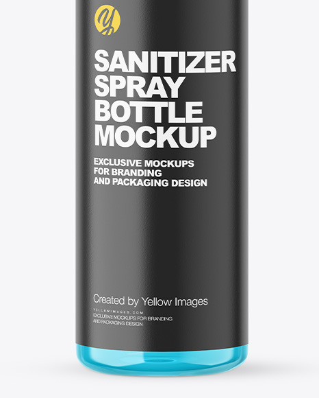 Hand Sanitizer Spray Bottle Mockup