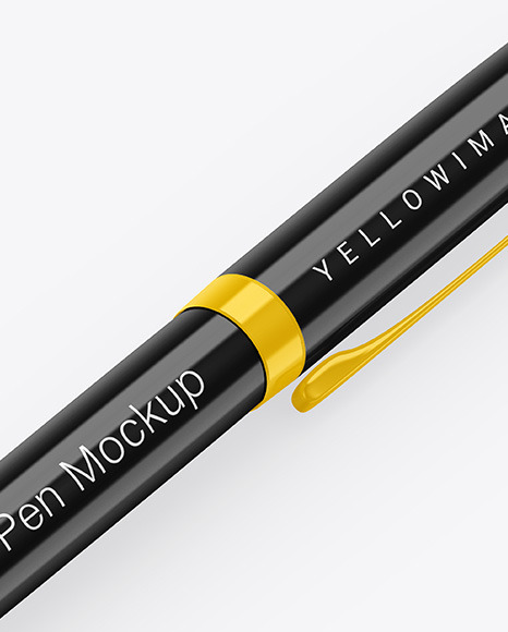 Glossy Pen Mockup