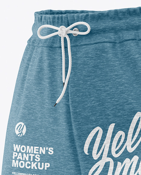 Women's Melange Pants Mockup
