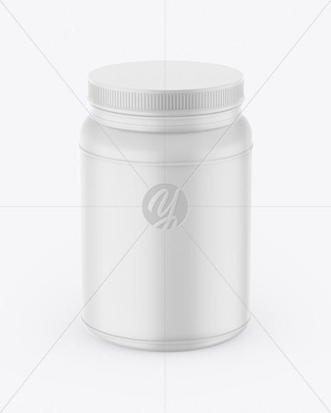 Matte Protein Jar Mockup