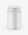 Matte Protein Jar Mockup