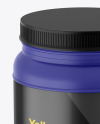 Matte Protein Jar Mockup