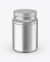 Metallized Protein Jar Mockup