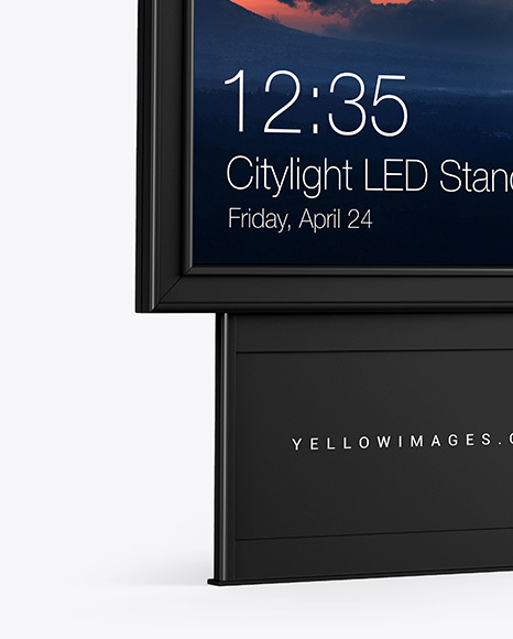 Citylight LED Stand Mockup