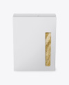 Paper Box with Bulgur wheat Mockup