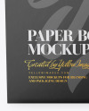 Paper Box with Bulgur wheat Mockup