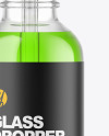 Clear Glass Dropper Bottle Mockup