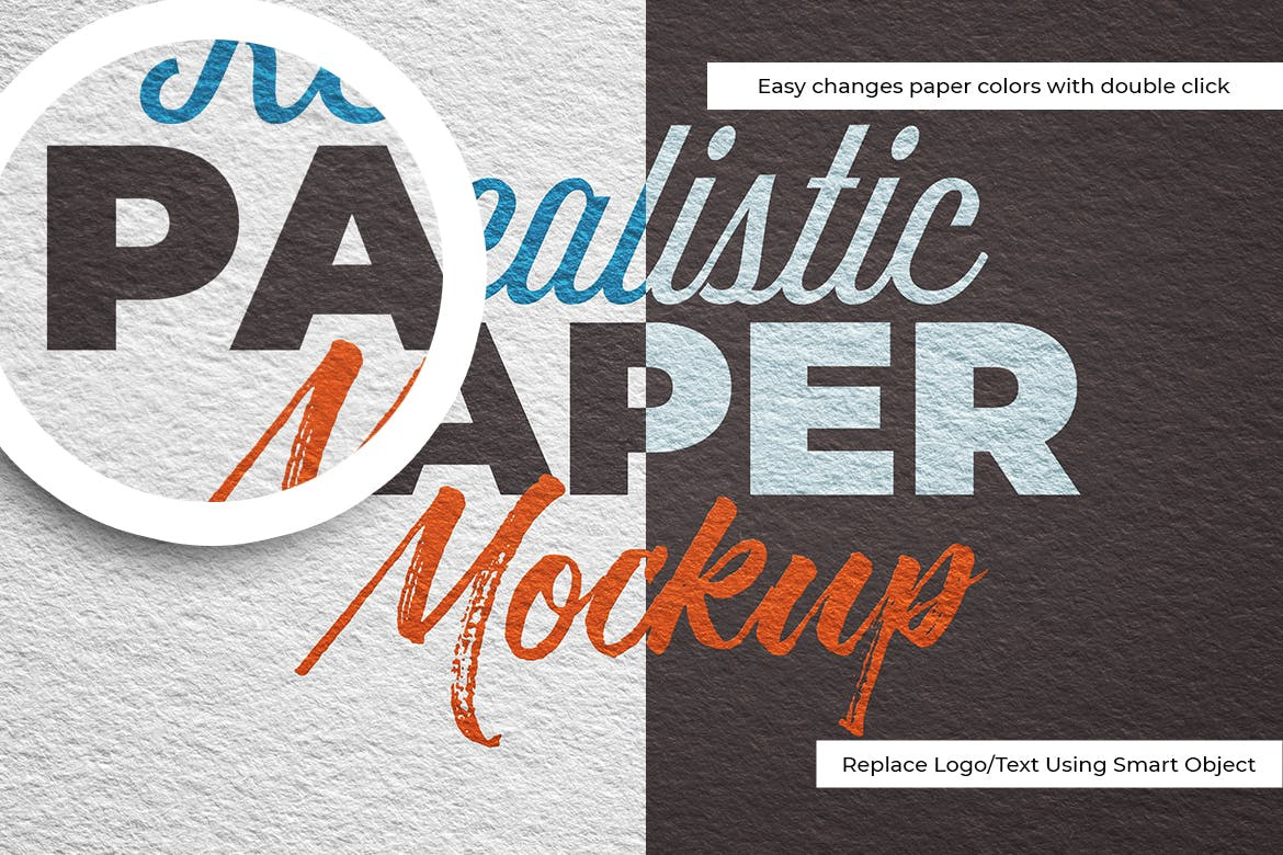 Realistic Paper Mockup Realistic Paper Mockup