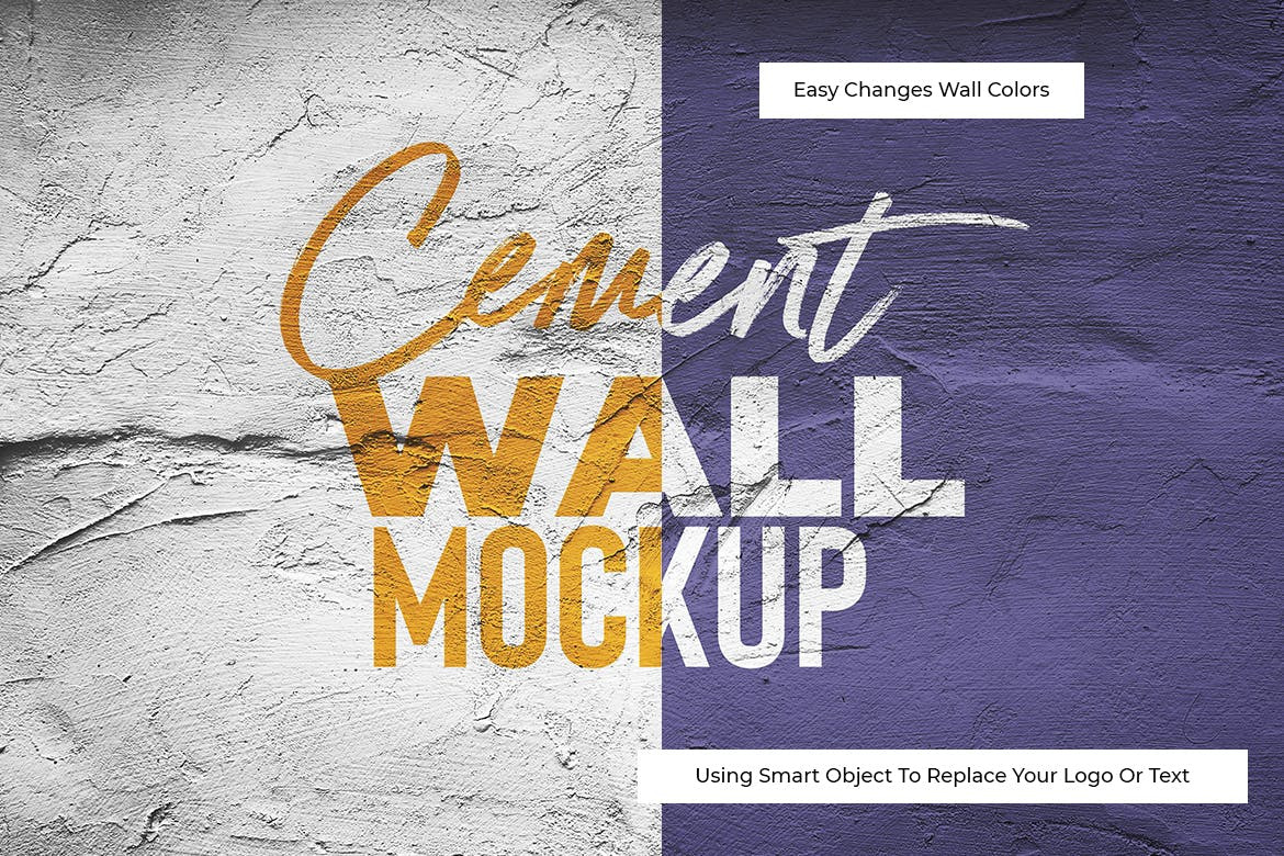 Realistic Wall Mockup Realistic Wall Mockup