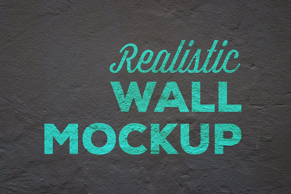 Realistic Wall Mockup Realistic Wall Mockup